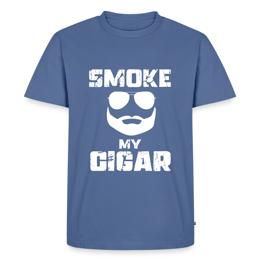 Smoke My Cigar - Zigarren Mann, Hot Daddy, Cigar Man, Men/ Männer Premium T-Shirt - Taubenblau