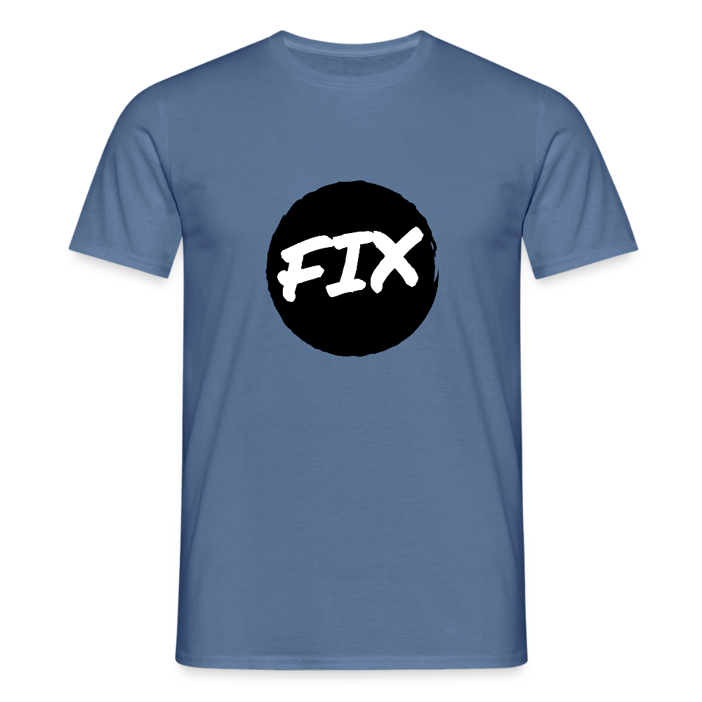 Fix - 100% sicher, fix hoit Oida ;-) Wiener Spruch, Männer T-Shirt - Taubenblau 
