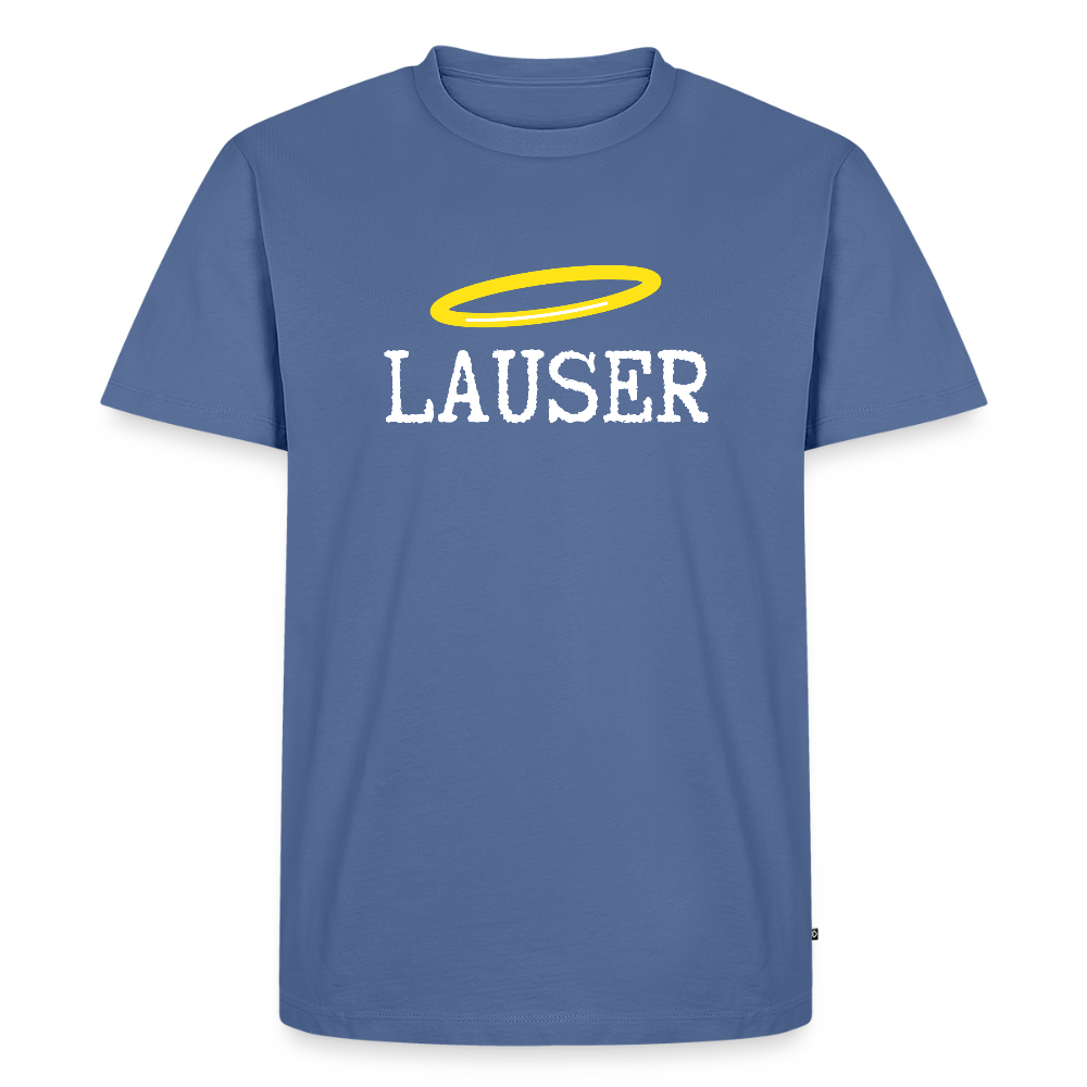 Lauser, österreichischer Lausbub - Männer Premium T-Shirt - Taubenblau