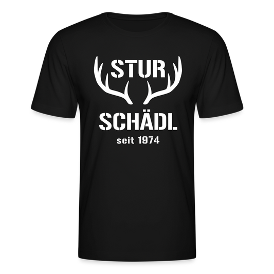 Sturschädl Geburtstag, zb 50er, Männer T-Shirt von Bella + Canvas - Schwarz