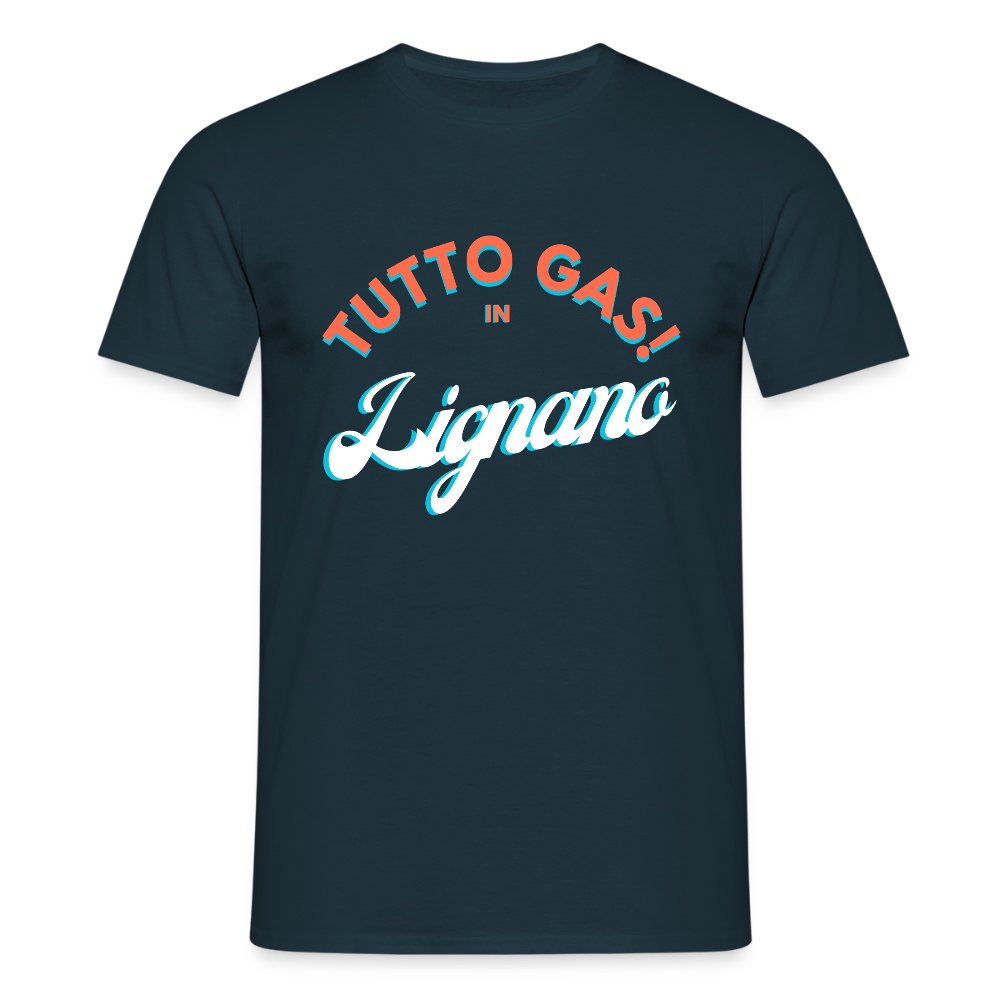 TUTTO GAS! in Lignano,  Männer T-Shirt - Navy