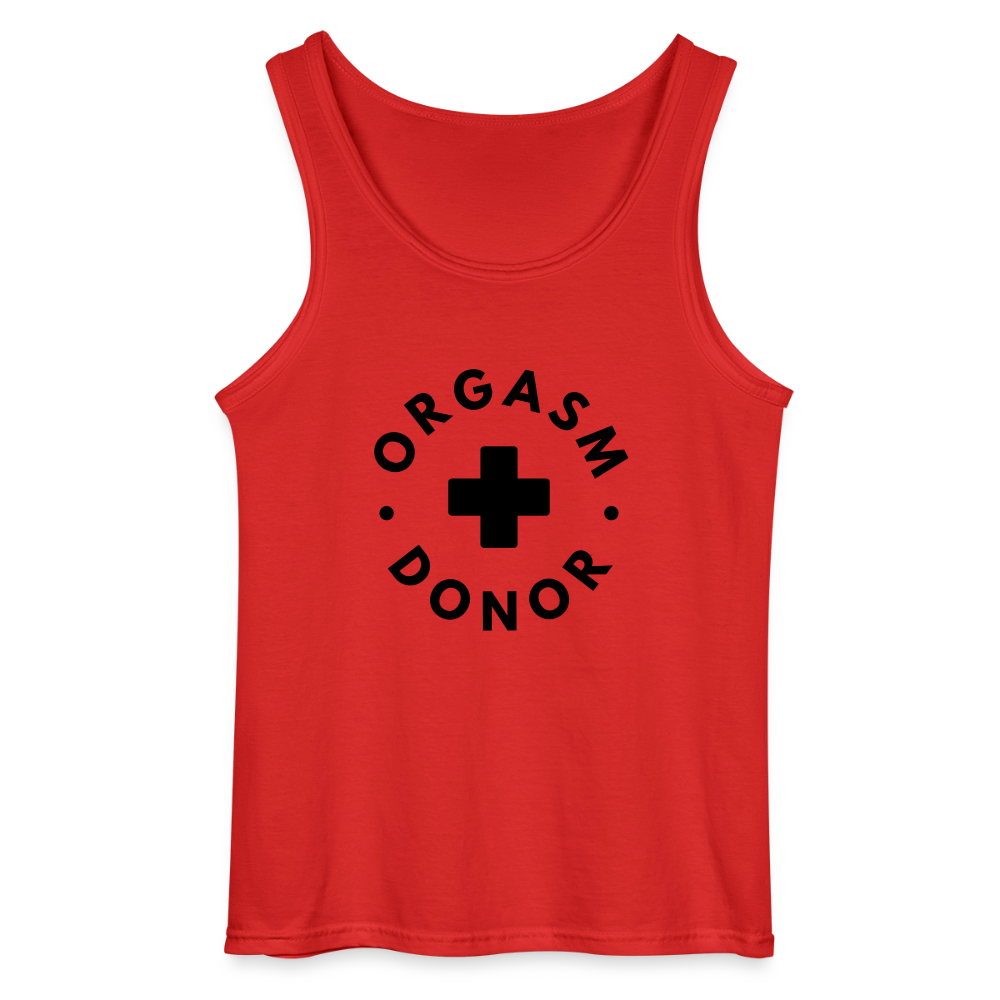 ORGASM DONOR, Men/ Männer Tank Top - Rot