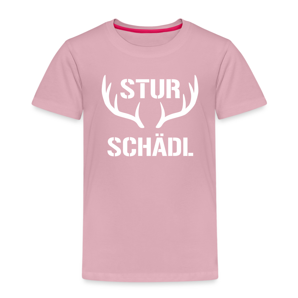 Sturschädl, Kinder (2 - 8 Jahre) Premium  T-Shirt - Hellrosa