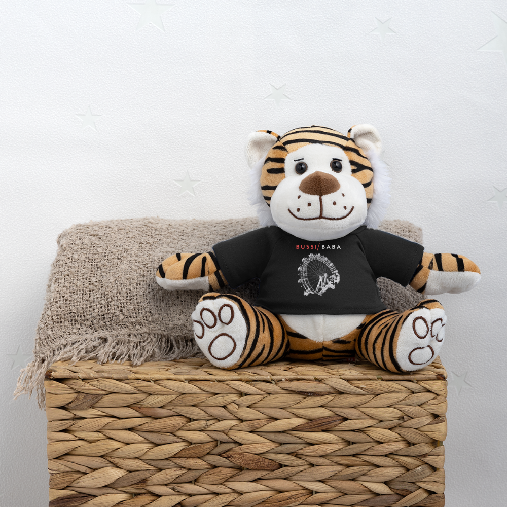 Bussi Baba korallenrot- Wiener Riesenrad weiß, Tiger - Schwarz