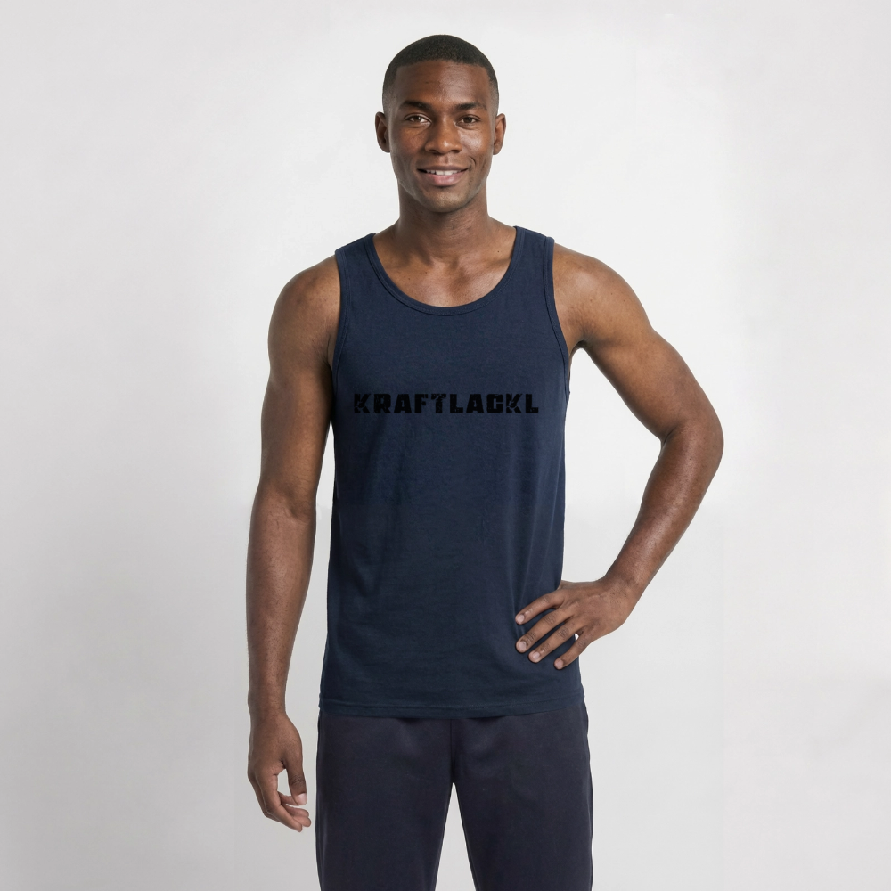 Kraftlackl, Männer Tank Top - Navy
