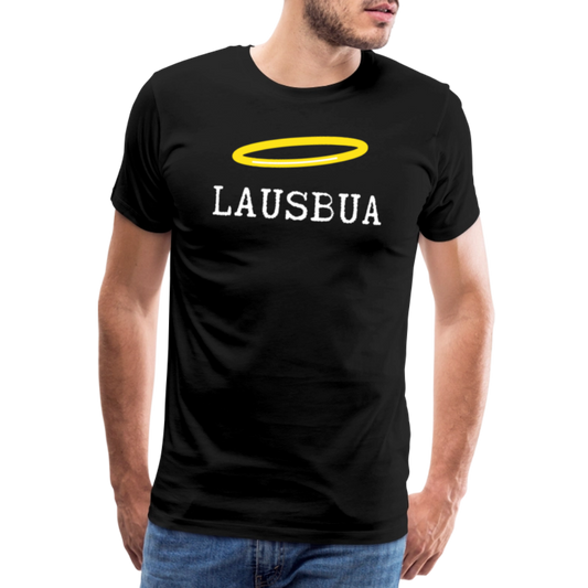 Lausbua, bayerischer und österreichischer Lausbub, Männer Premium  -T-Shirt - Schwarz