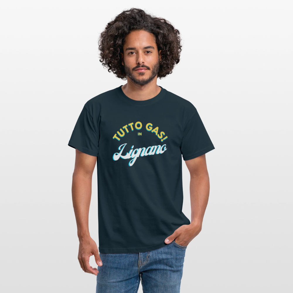 TUTTO GAS! in Lignano,  Männer T-Shirt - Navy