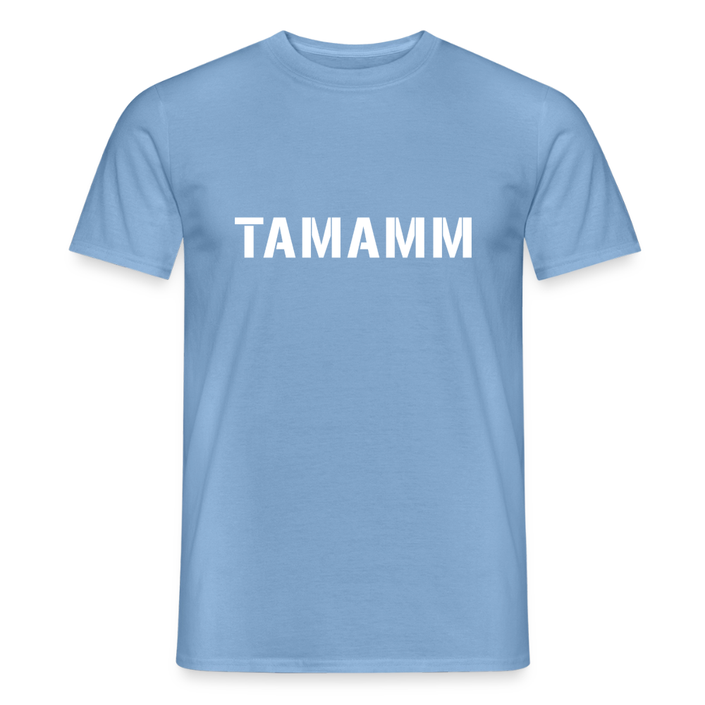 TAMAMM (Military Style), Männer T-Shirt - Carolina Blue