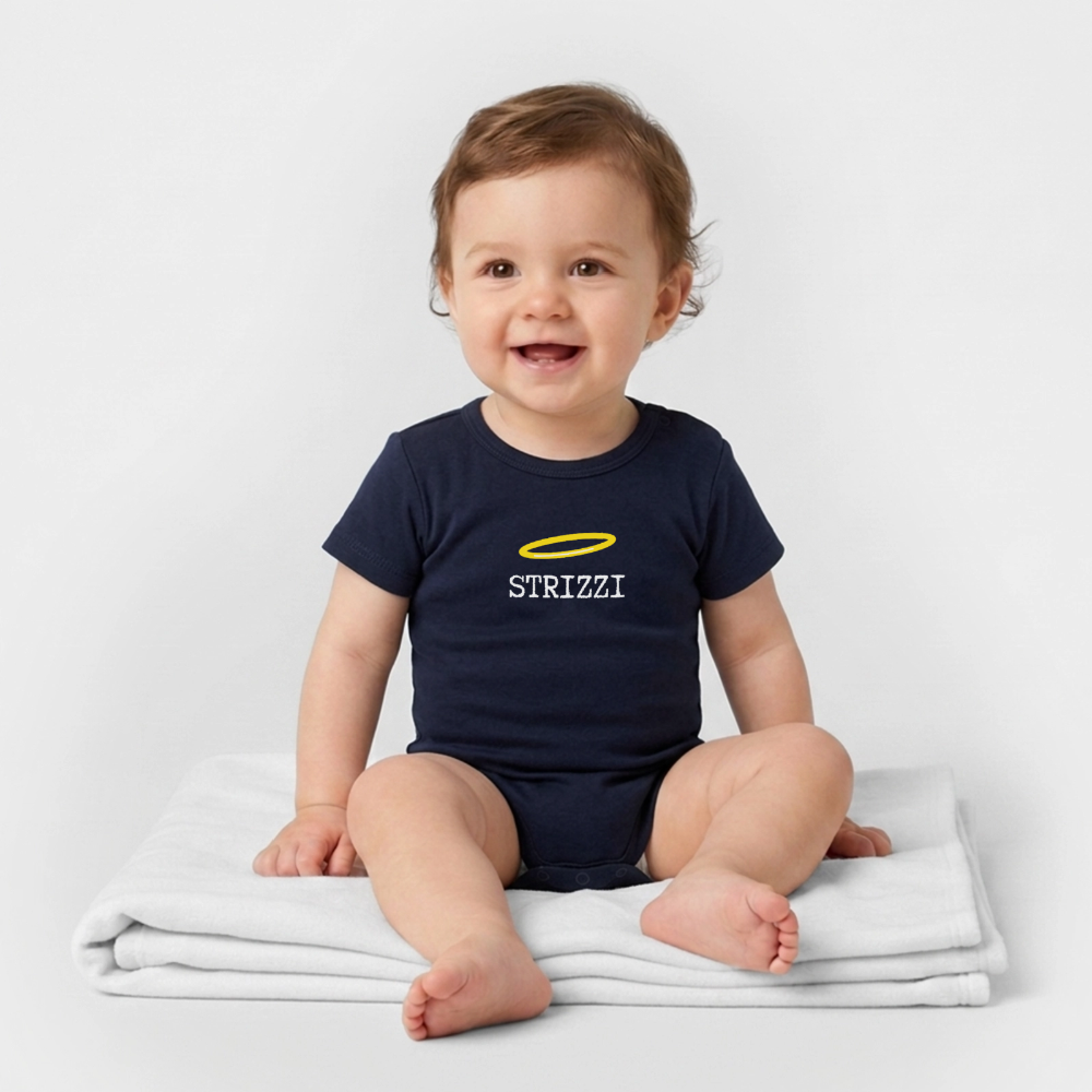 STRIZZI,  Bio Baby-Body (kurzarm) - Navy