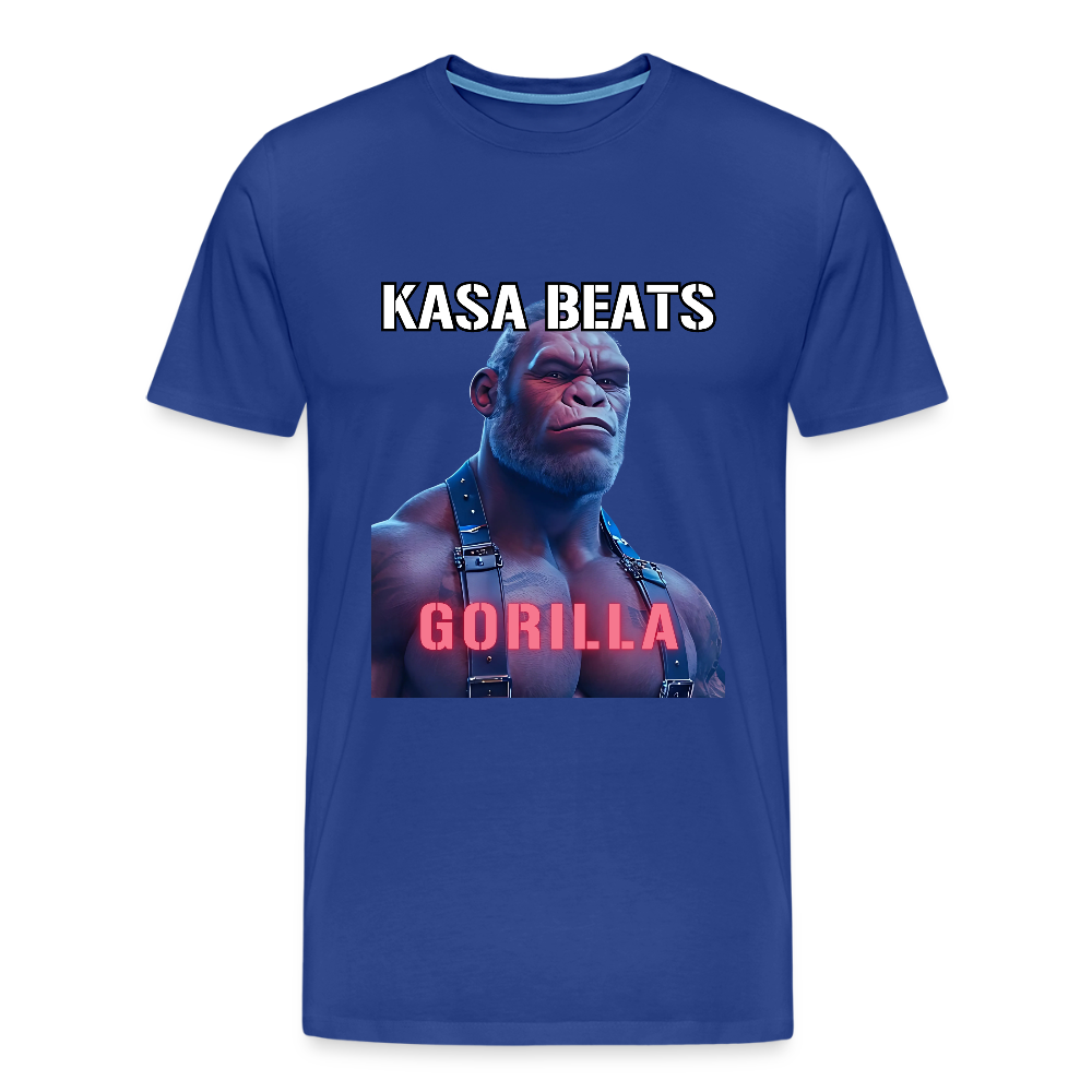 KASA BEATS - GORILLA, Men Premium T-Shirt - Königsblau