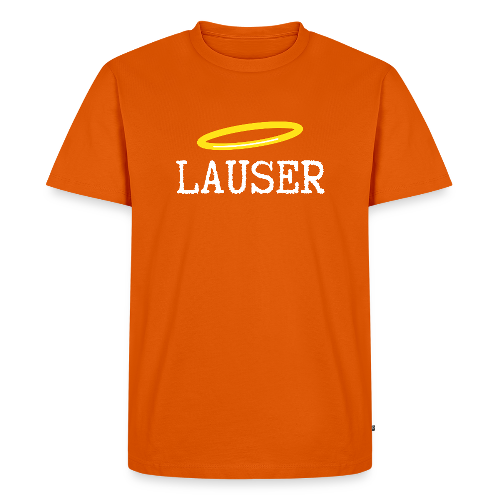 Lauser, österreichischer Lausbub - Männer Premium T-Shirt - Orange 