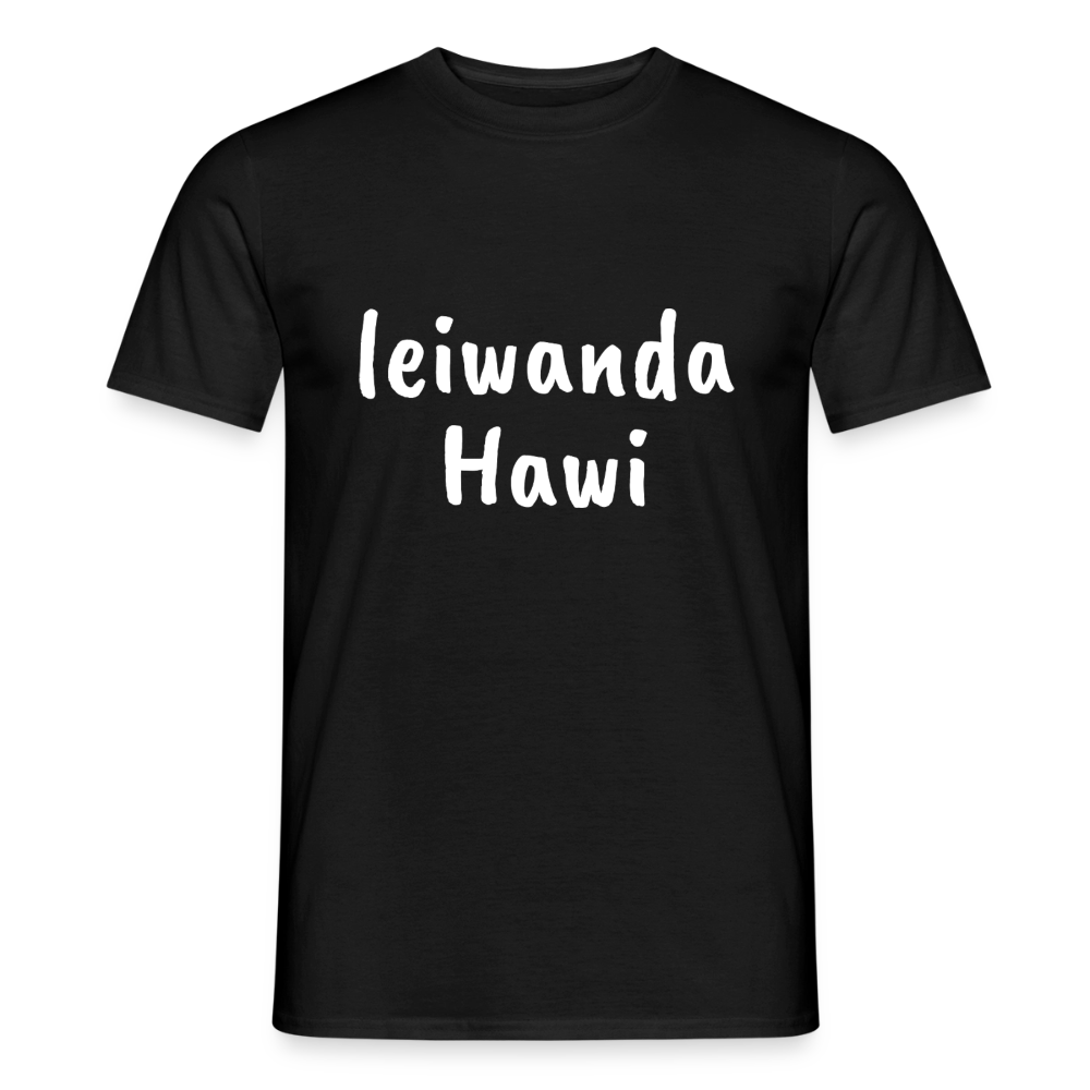leiwanda Hawi, Männer T-Shirt - Schwarz