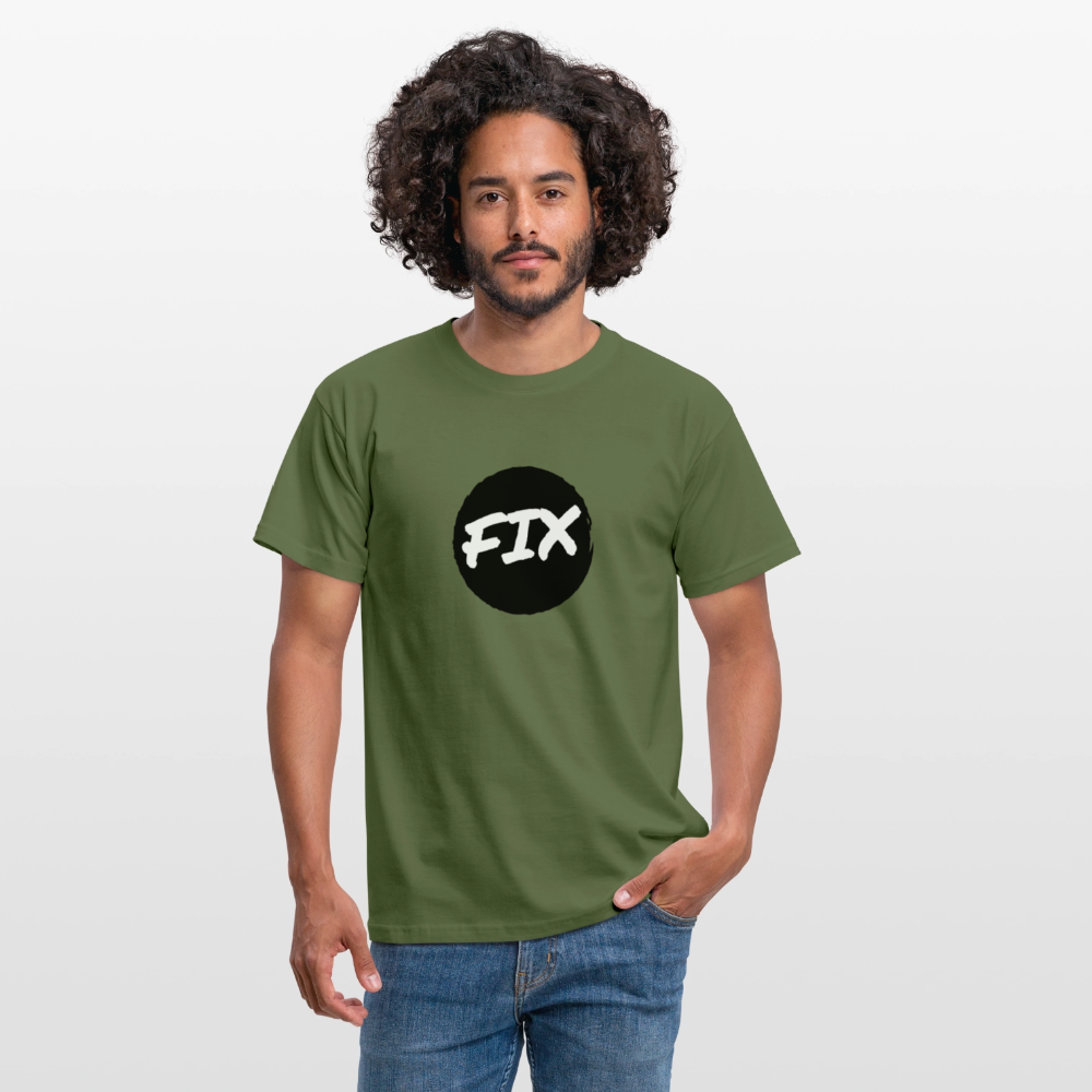Fix - 100% sicher, fix hoit Oida ;-) Wiener Spruch, Männer T-Shirt - Militärgrün