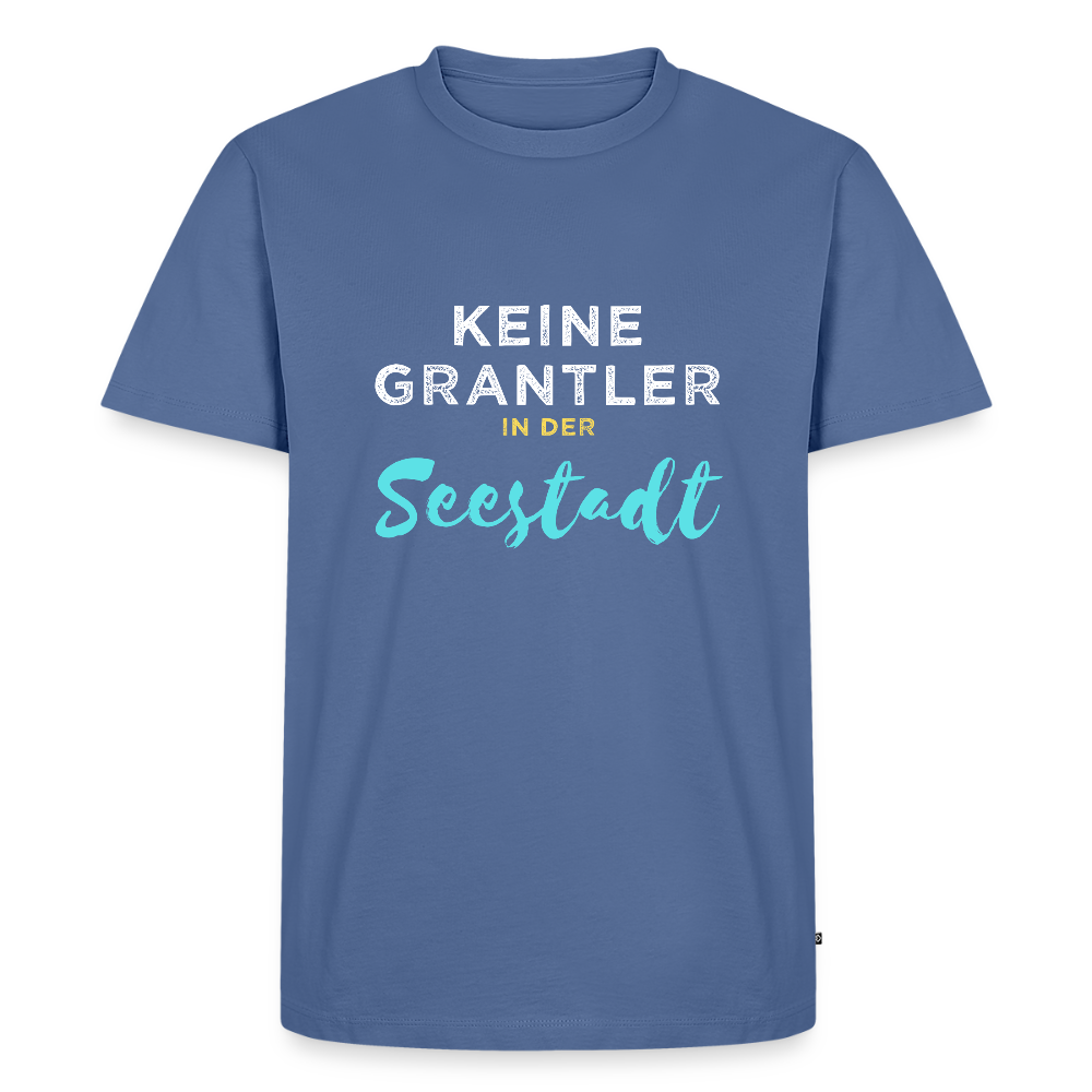 Keine Grantler in der (Wiener) Seestadt, Männer Premium T-Shirt - Taubenblau