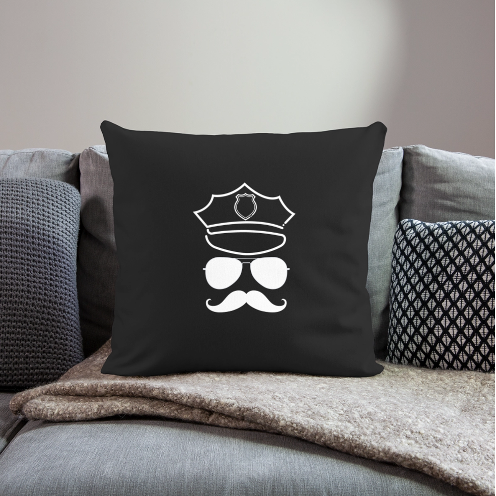 Hot Daddy, Pillow/ Polster incl. Filling 44 x 44 cm - Schwarz
