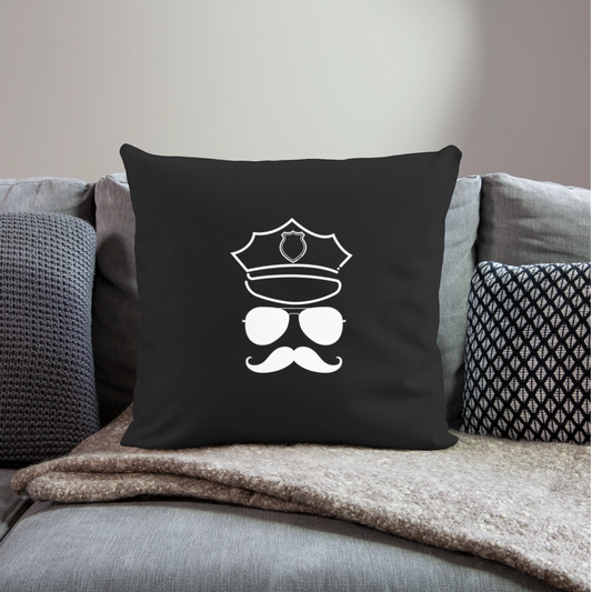 Hot Daddy, Pillow/ Polster incl. Filling 44 x 44 cm - Schwarz