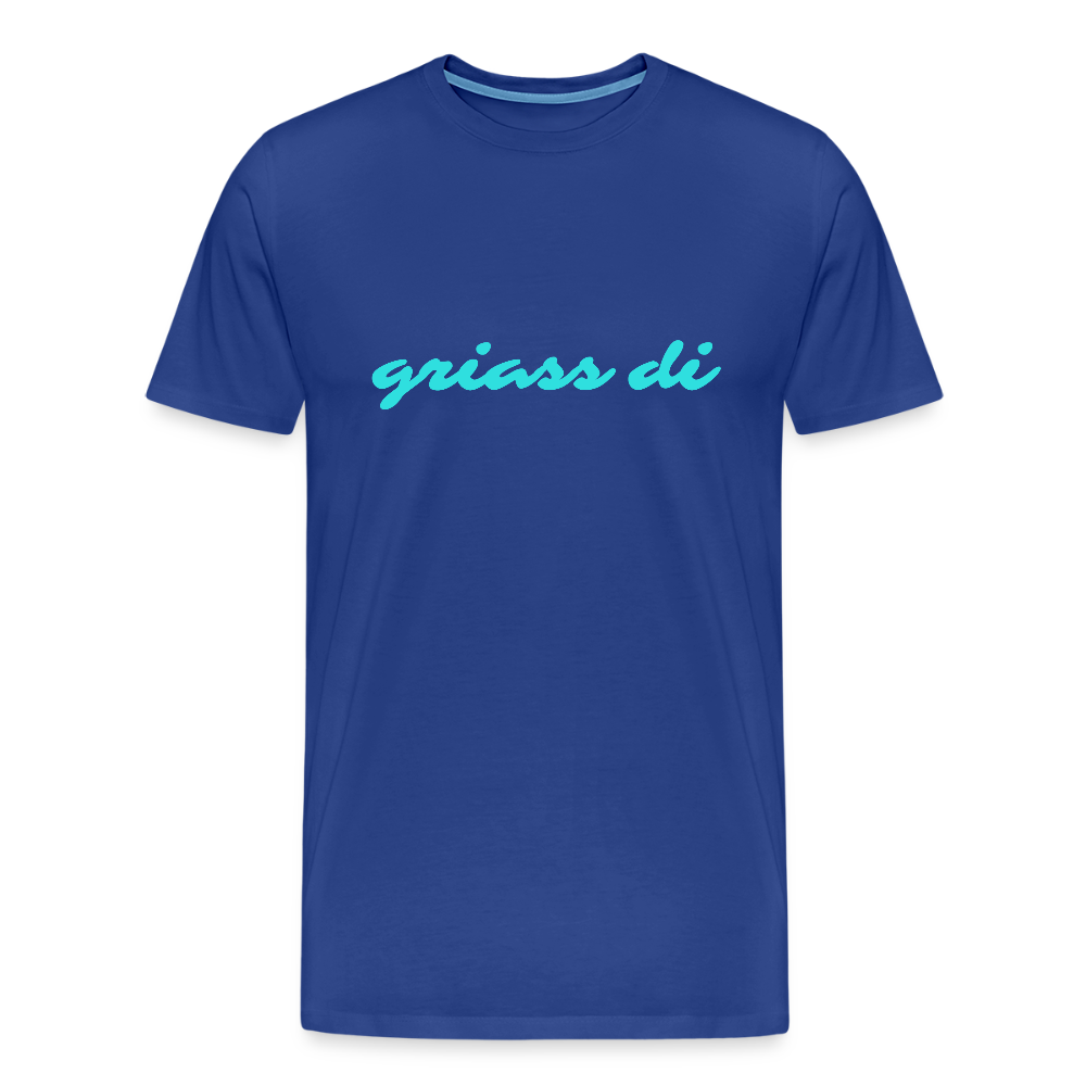 griass di - grüß dich, Männer Premium T-Shirt - Königsblau
