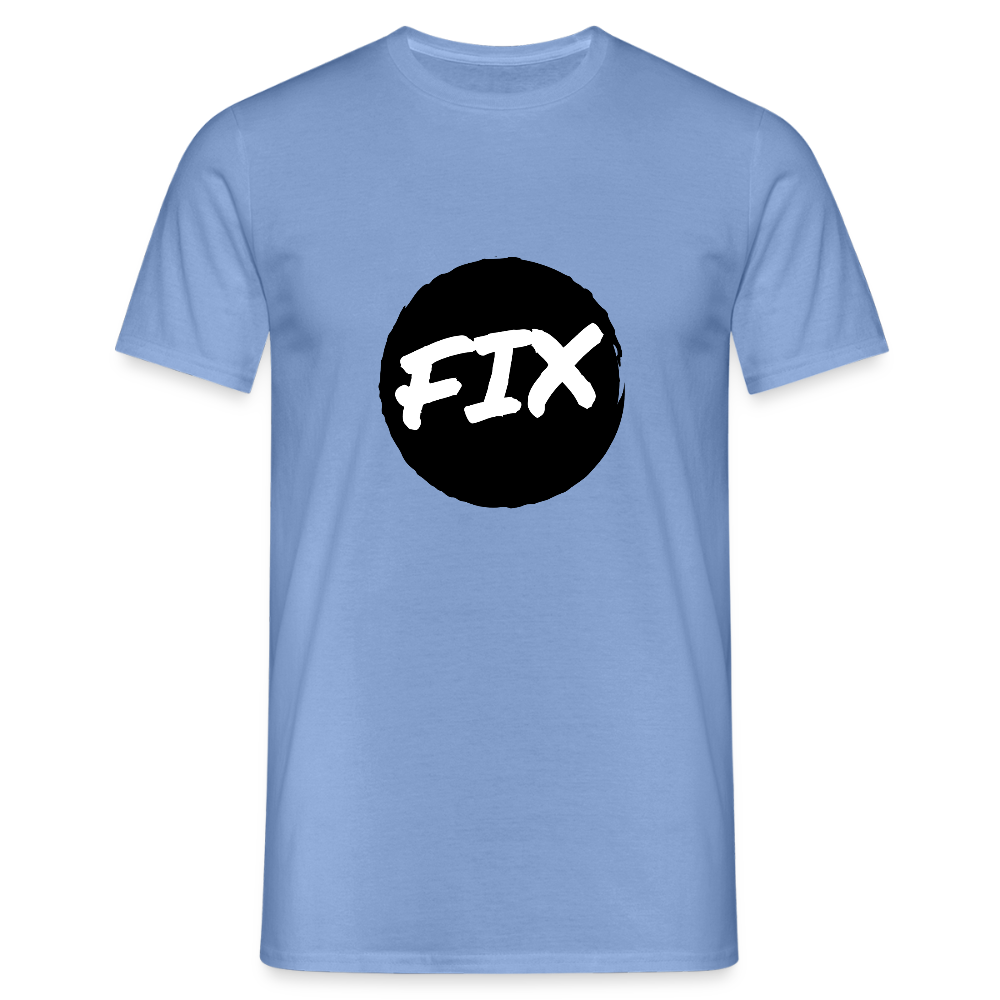 Fix - 100% sicher, fix hoit Oida ;-) Wiener Spruch, Männer T-Shirt - carolina blue