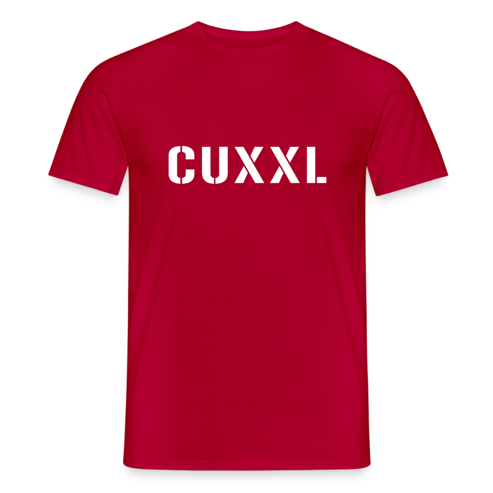 CUXXL, Männer T-Shirt - Rot