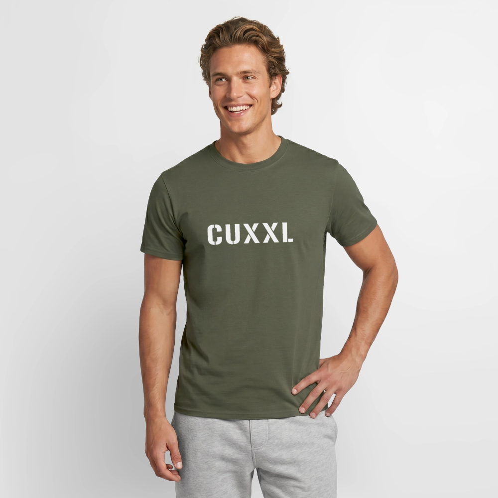 CUXXL, Männer T-Shirt - Militärgrün