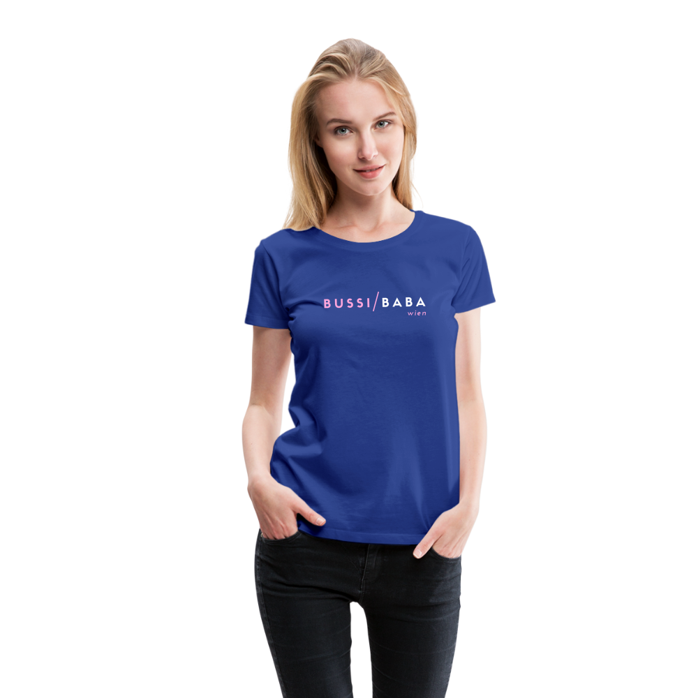 Bussi / Baba Wien rosa, Frauen Premium T-Shirt - Königsblau