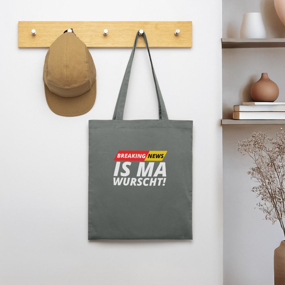 Breaking News: IS MA WURSCHT!, Stanley/Stella Bio-Stoffsackerl - Anthrazit