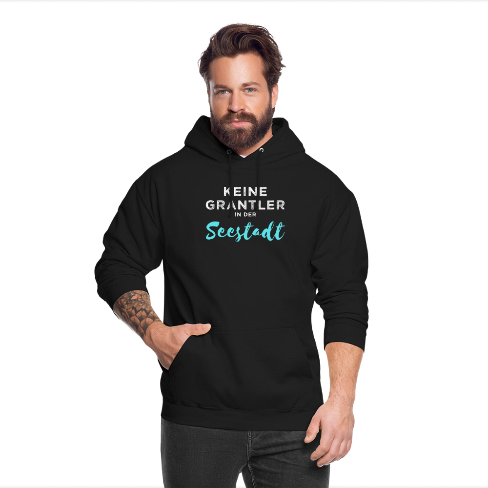 Keine Grantler in der Wiener Seestadt, Hoodie - Schwarz