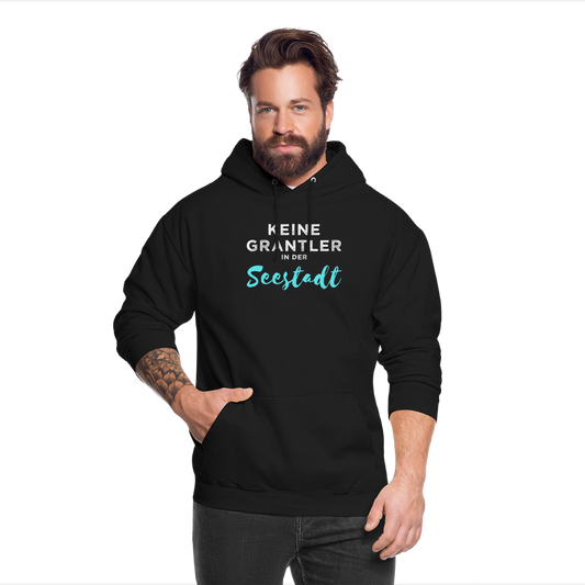 Keine Grantler in der Wiener Seestadt, Hoodie - Schwarz