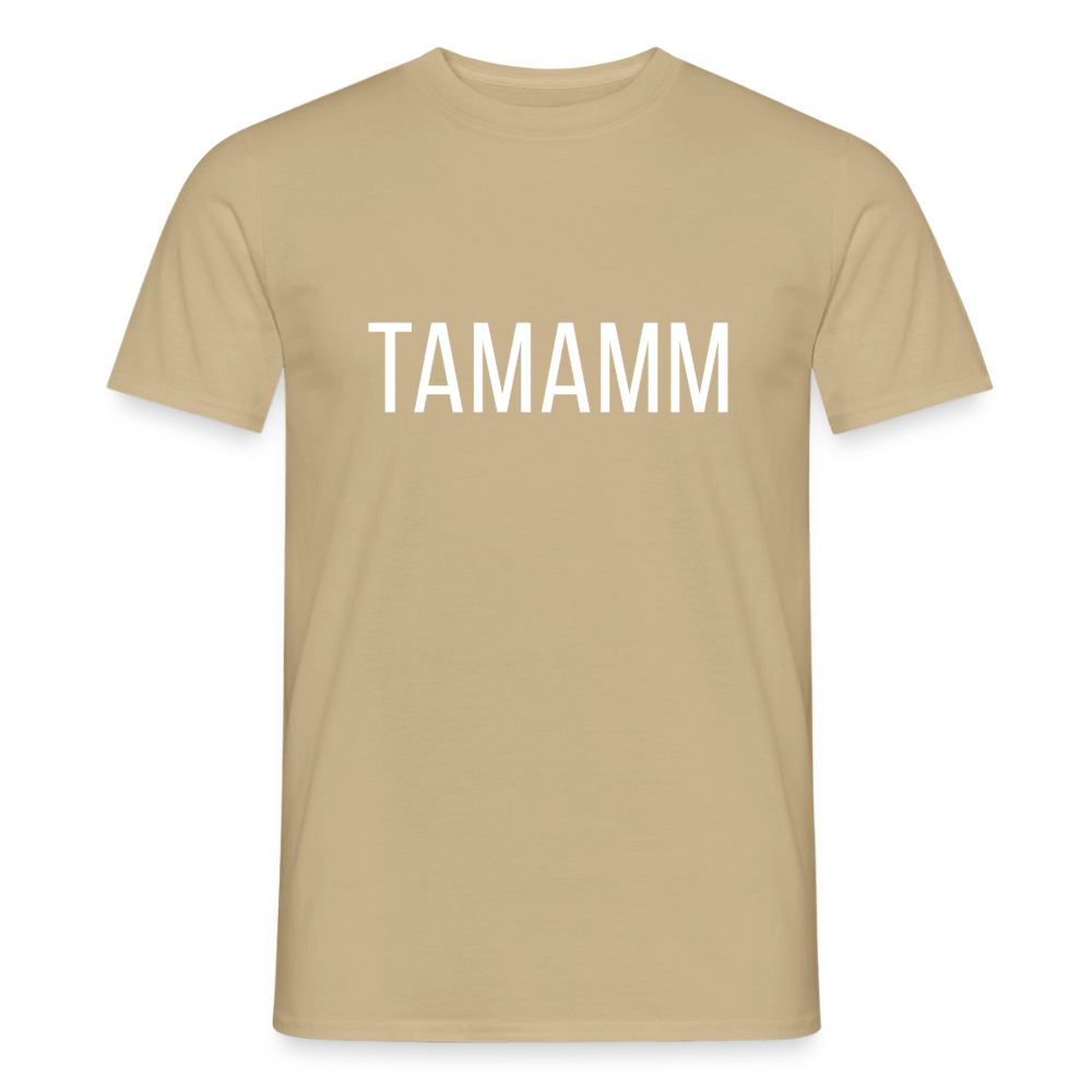 TAMAMM, Männer T-Shirt - Sandbeige