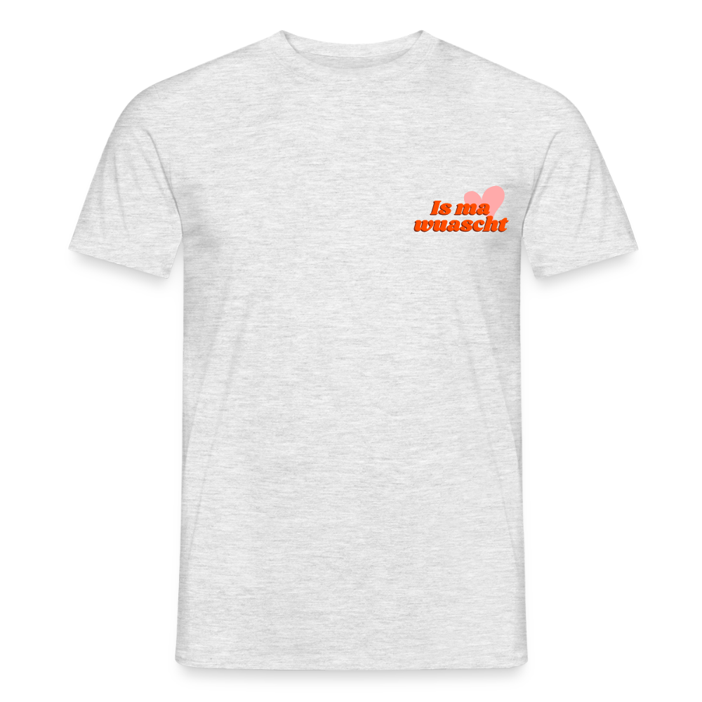 Is ma wuascht, Männer T-shirt - Grau meliert