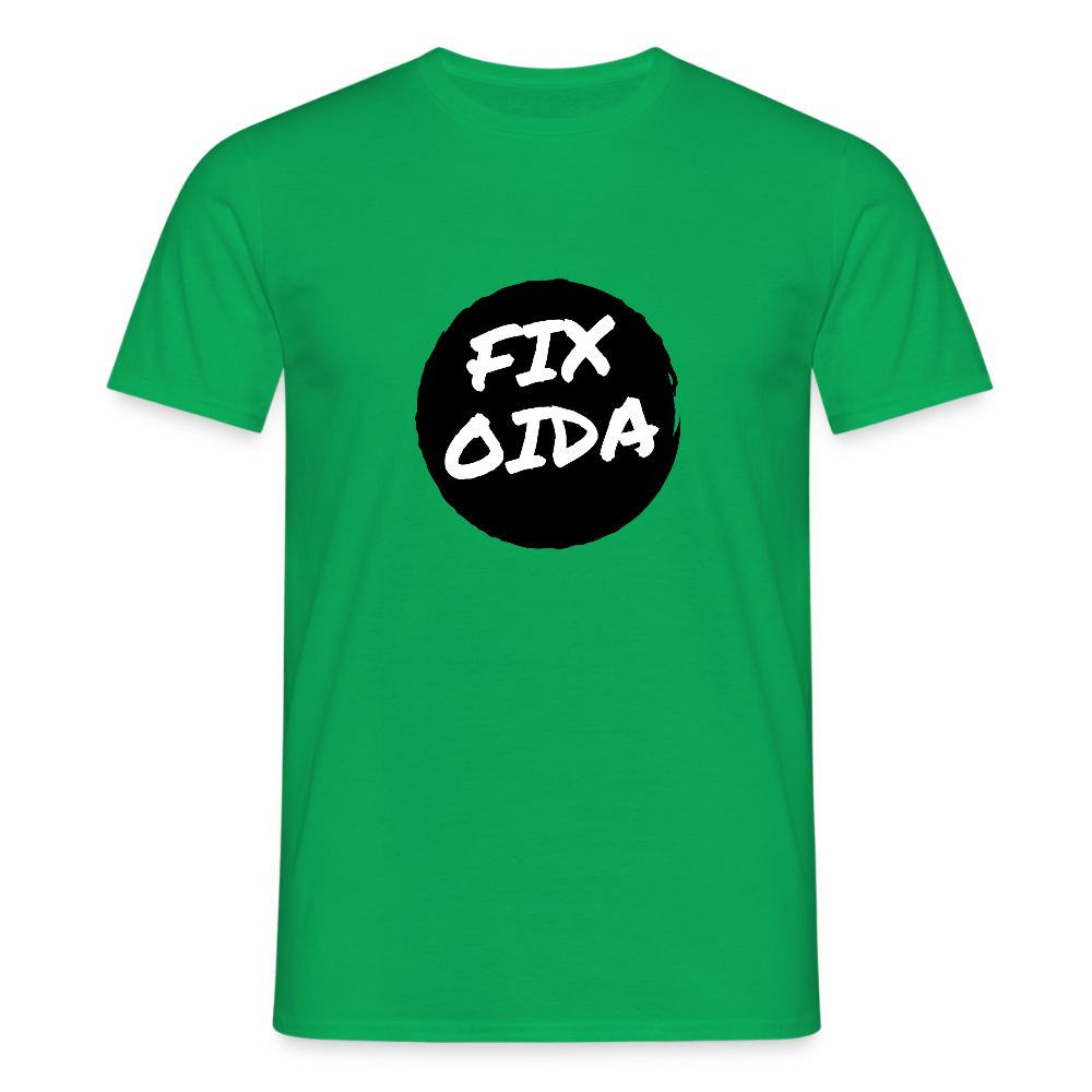 Fix Oida - Wiener Spruch, Männer T-Shirt - Kelly Green