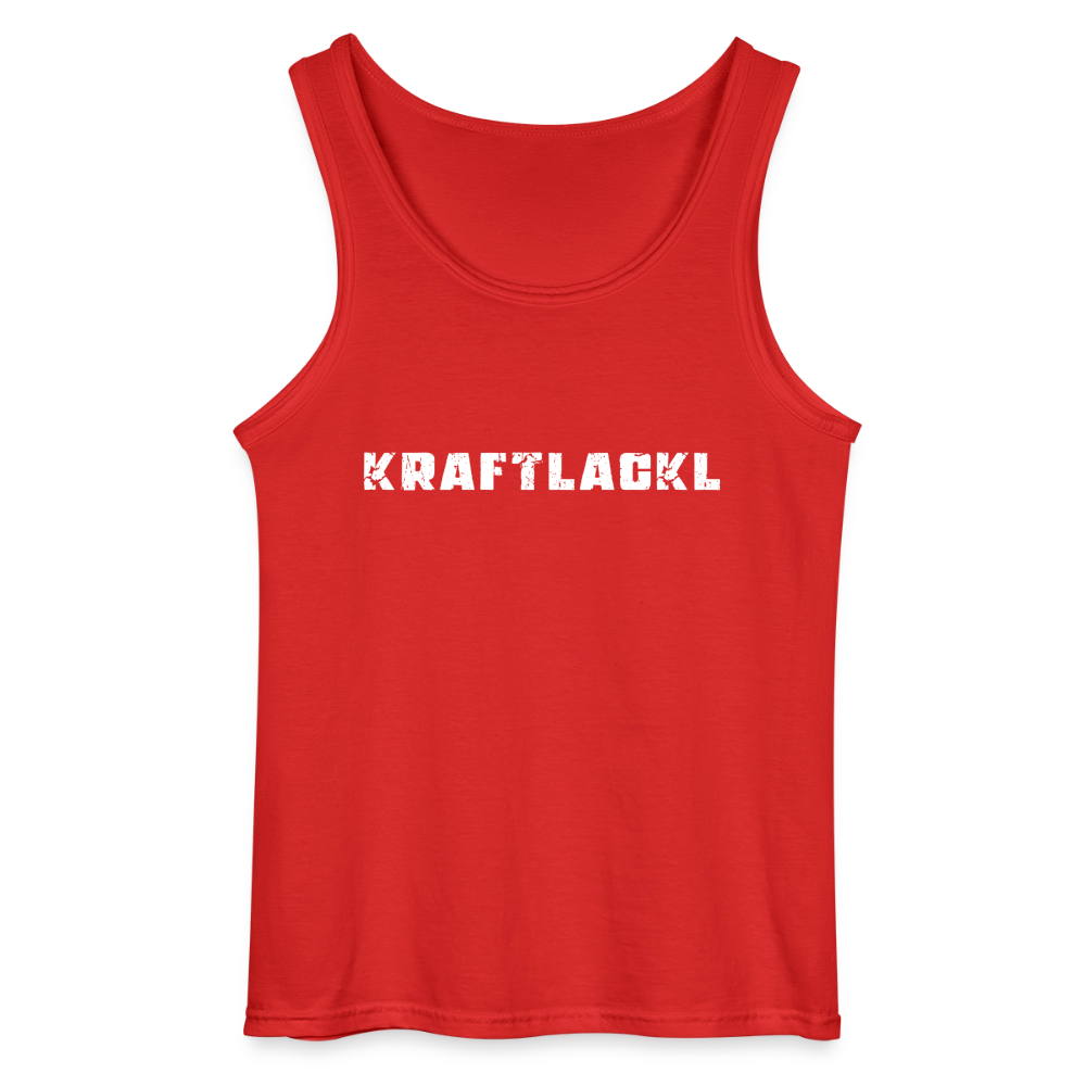 Kraftlackl, Männer Tank Top - Rot