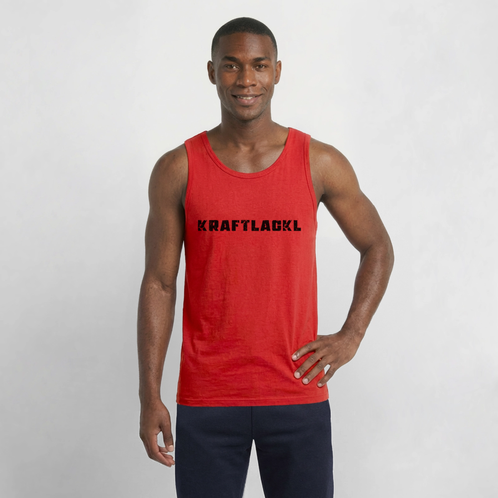 Kraftlackl, Männer Tank Top - Rot