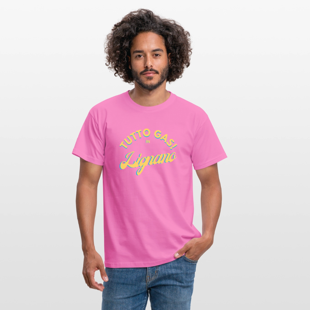 TUTTO GAS! in Lignano,  Männer T-Shirt - Pink
