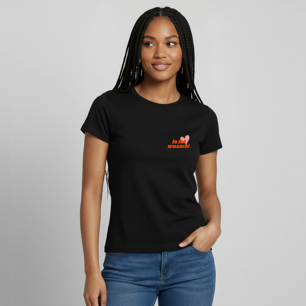 Is ma wuascht, Frauen T-shirt - Schwarz