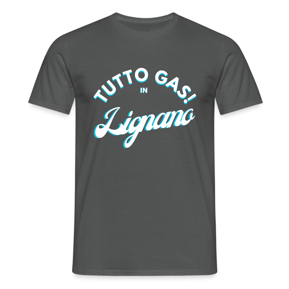 TUTTO GAS! in Lignano,  Männer T-Shirt - Anthrazit