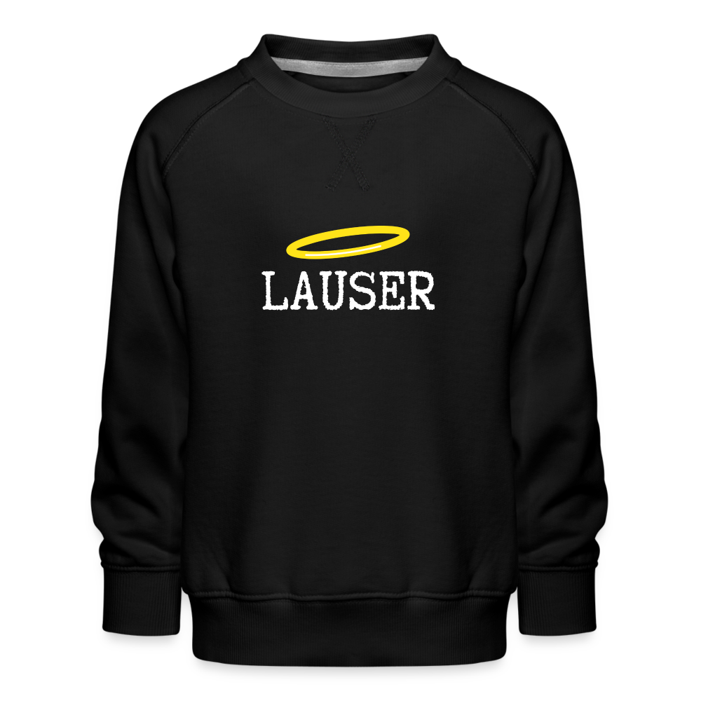 Lauser, österreichischer Lausbub, Kinder Premium Pullover - Schwarz
