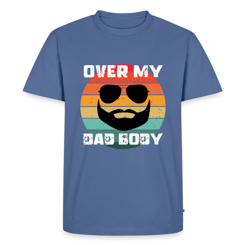 Over My Dad Body, Männer/ Men Premium T-Shirt - Taubenblau