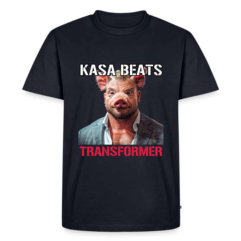 KASA BEATS - TRANSFORMER, Men Premium T-Shirt - Navy