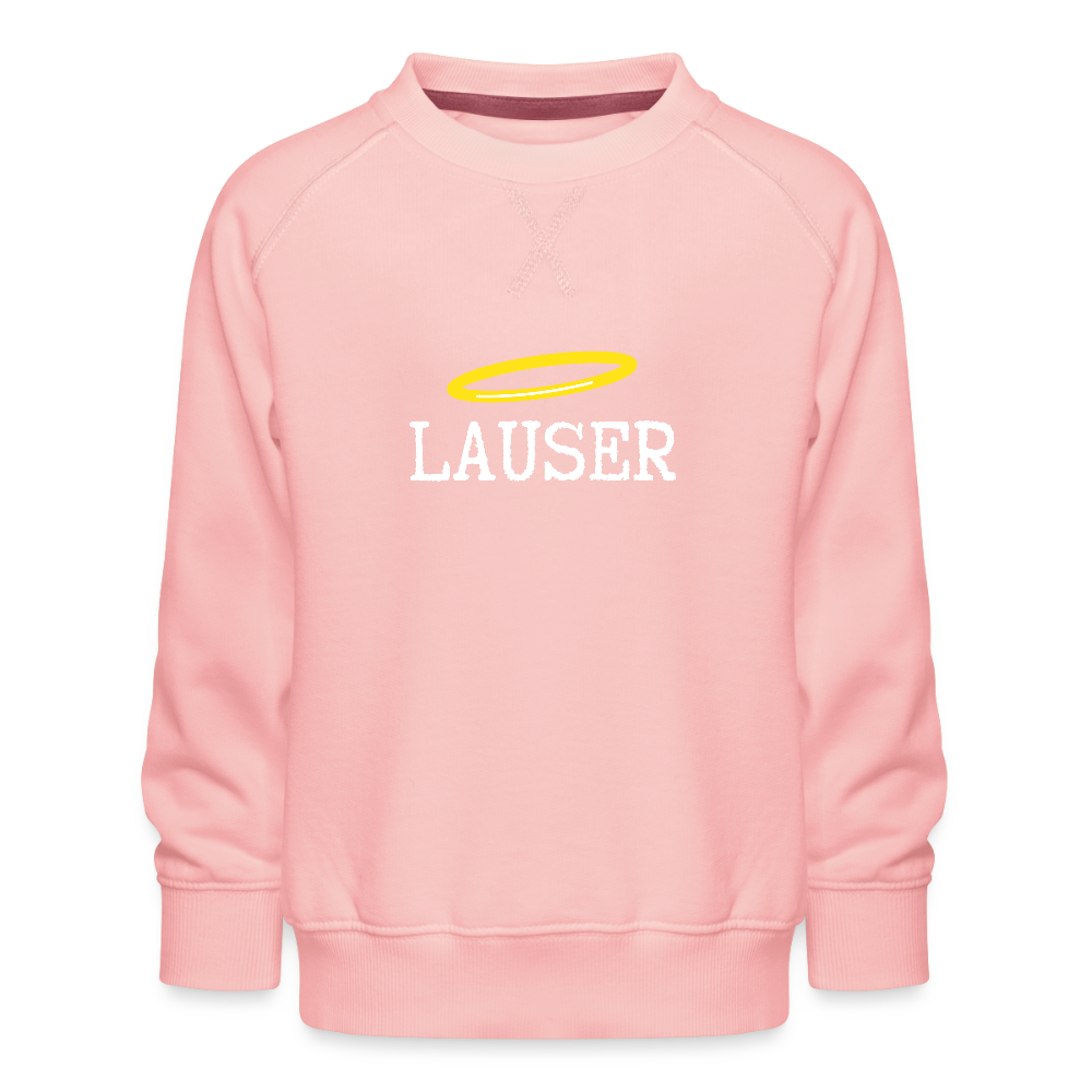Lauser, österreichischer Lausbub, Kinder Premium Pullover - Kristallrosa