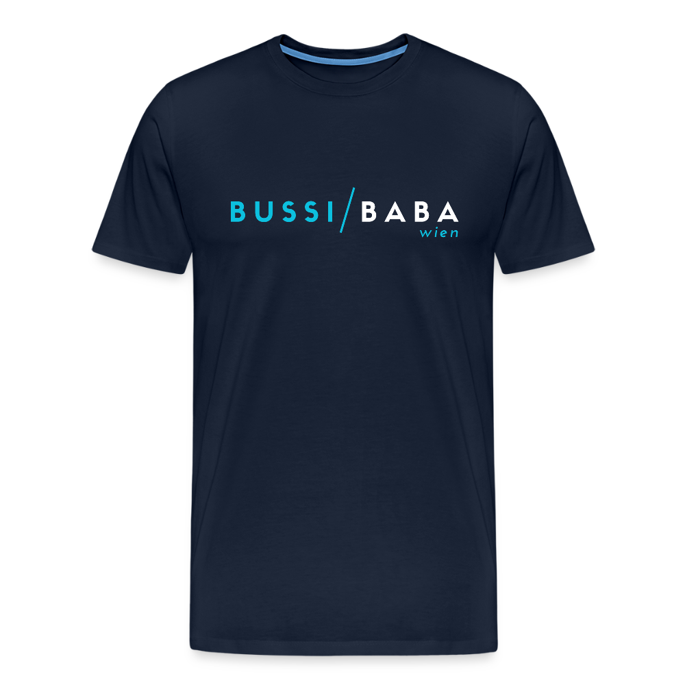 Bussi / Baba Wien aquablau, Männer Premium T-Shirt - Navy