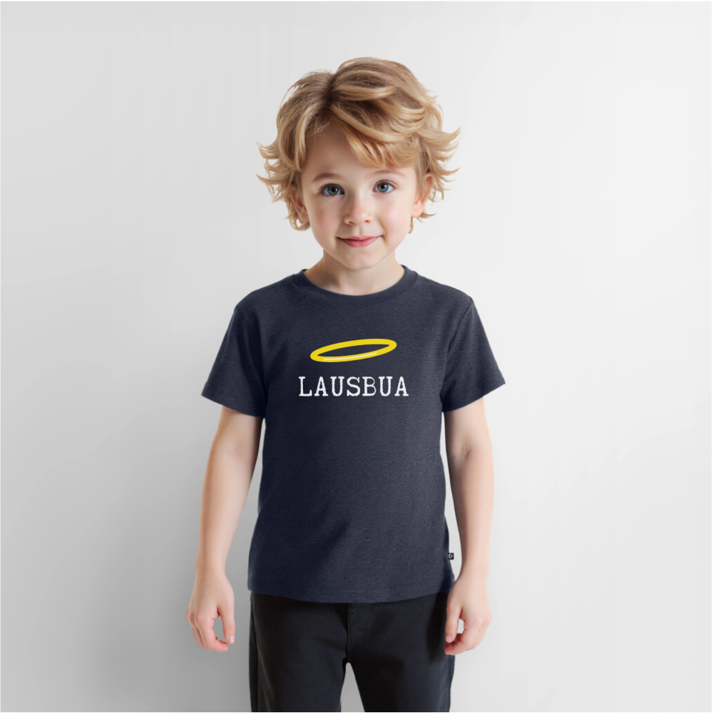 Lausbua, bairischer bzw österreichischer Lausbub (dt. Bengel), Kinder Premium T-Shirt - Jeansblau 