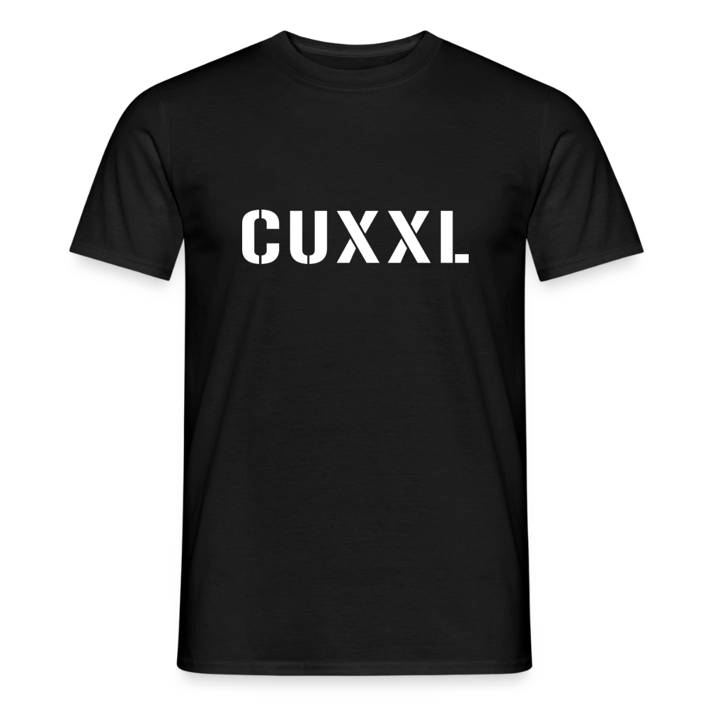 CUXXL, Männer T-Shirt - Schwarz