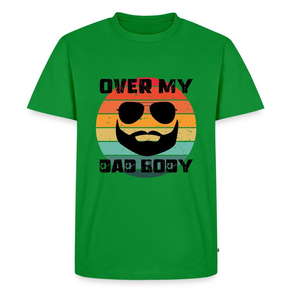 Over My Dad Body - Daddy, Vatertag, Männer Premium T-Shirt - Grün
