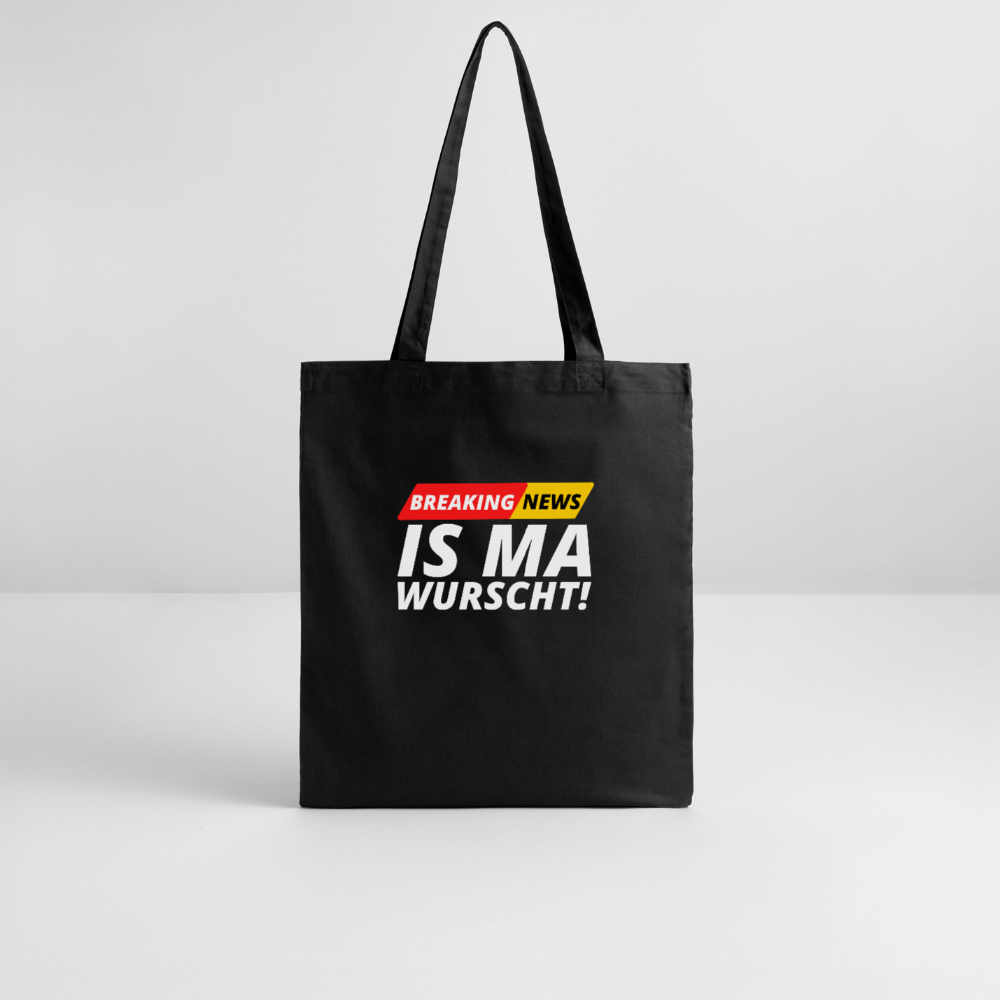 Breaking News: IS MA WURSCHT!, Stanley/Stella Bio-Stoffsackerl - Schwarz
