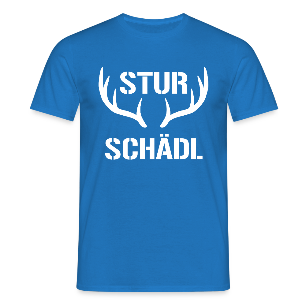 Sturschädl,  Männer T-Shirt - Royalblau