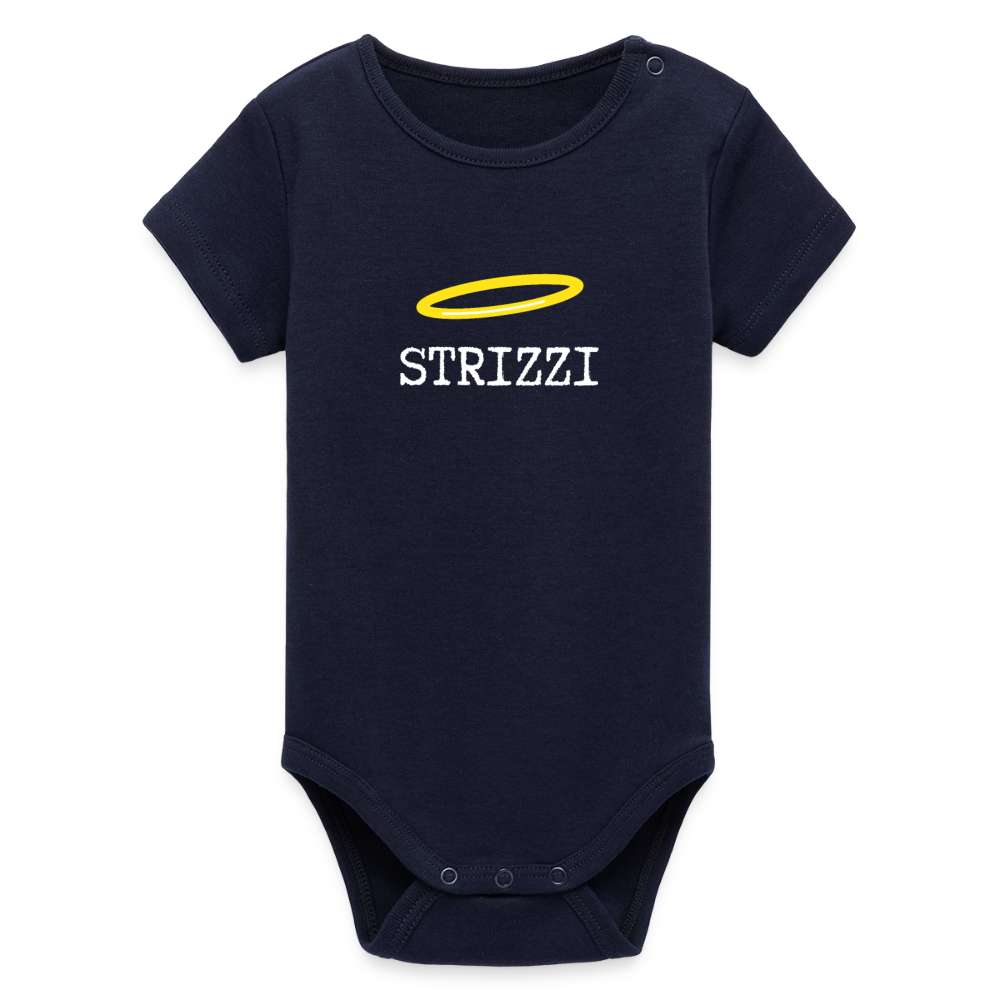 STRIZZI,  Bio Baby-Body (kurzarm) - Navy