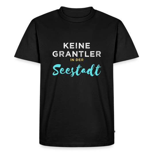 Keine Grantler in der (Wiener) Seestadt, Männer Premium T-Shirt - Schwarz