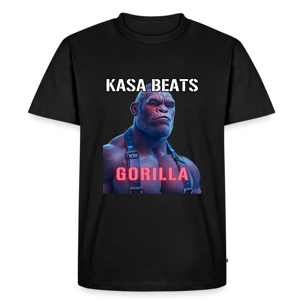 KASA BEATS - GORILLA, Men Premium T-Shirt - Schwarz