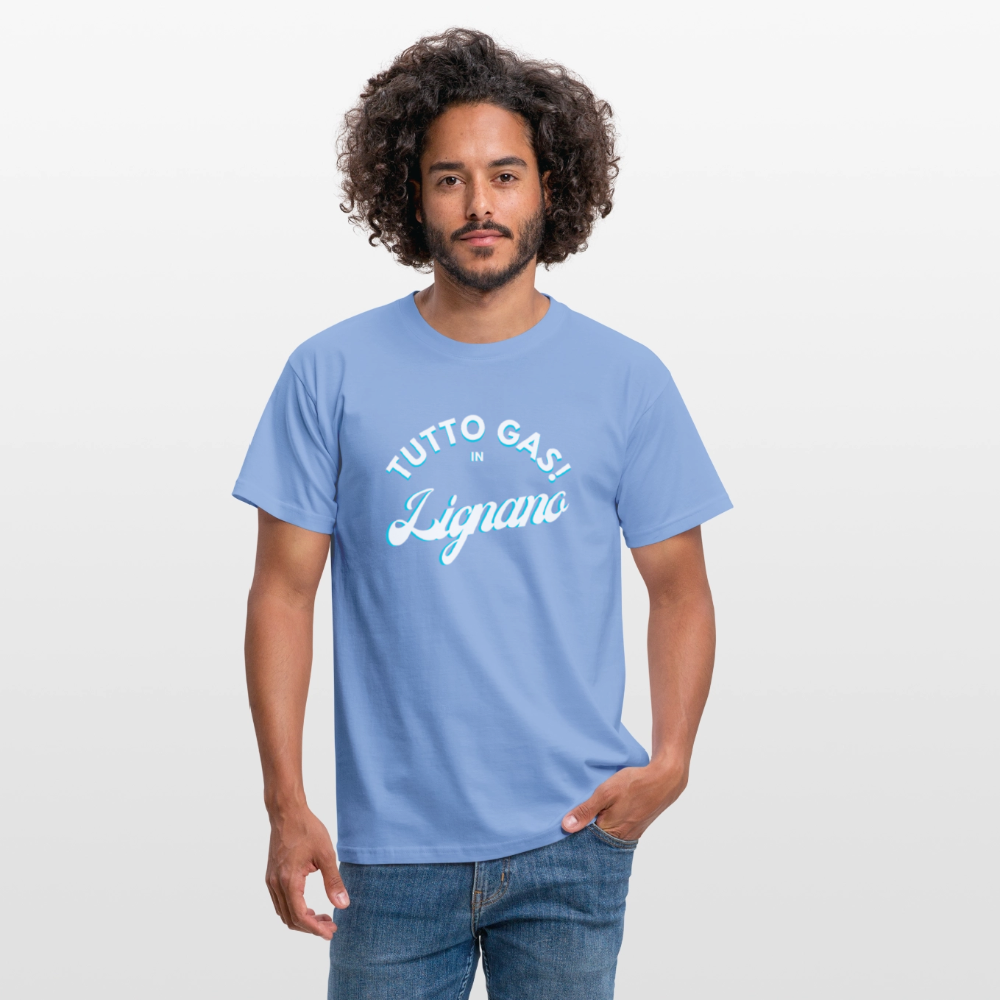 TUTTO GAS! in Lignano,  Männer T-Shirt - carolina blue